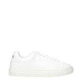 White Leather Low Tops